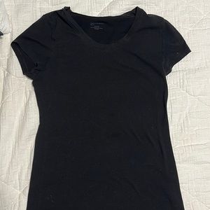 Plain black tee